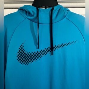 Nike Blue Hoodie with Black Logo